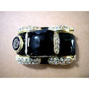 Gold & Black Car With Crystal Accents